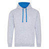 Heather Grey|Sapphire Blue